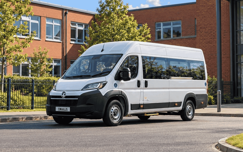 17-seat diesel CVMinibus available on business contract hire