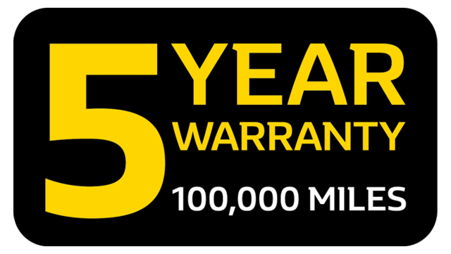 5 Year Warranty