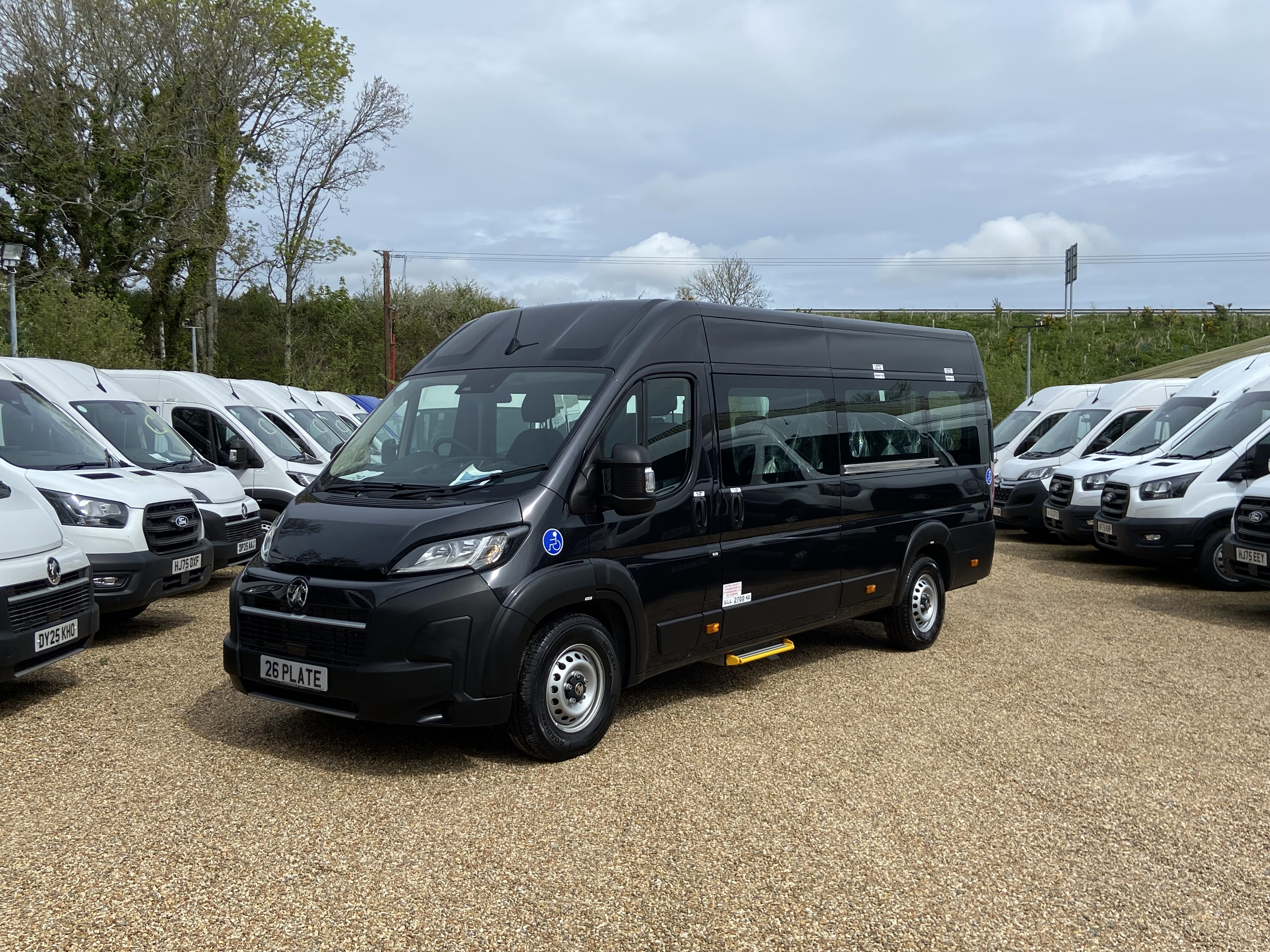 Vauxhall Movano diesel minibus exterior detail