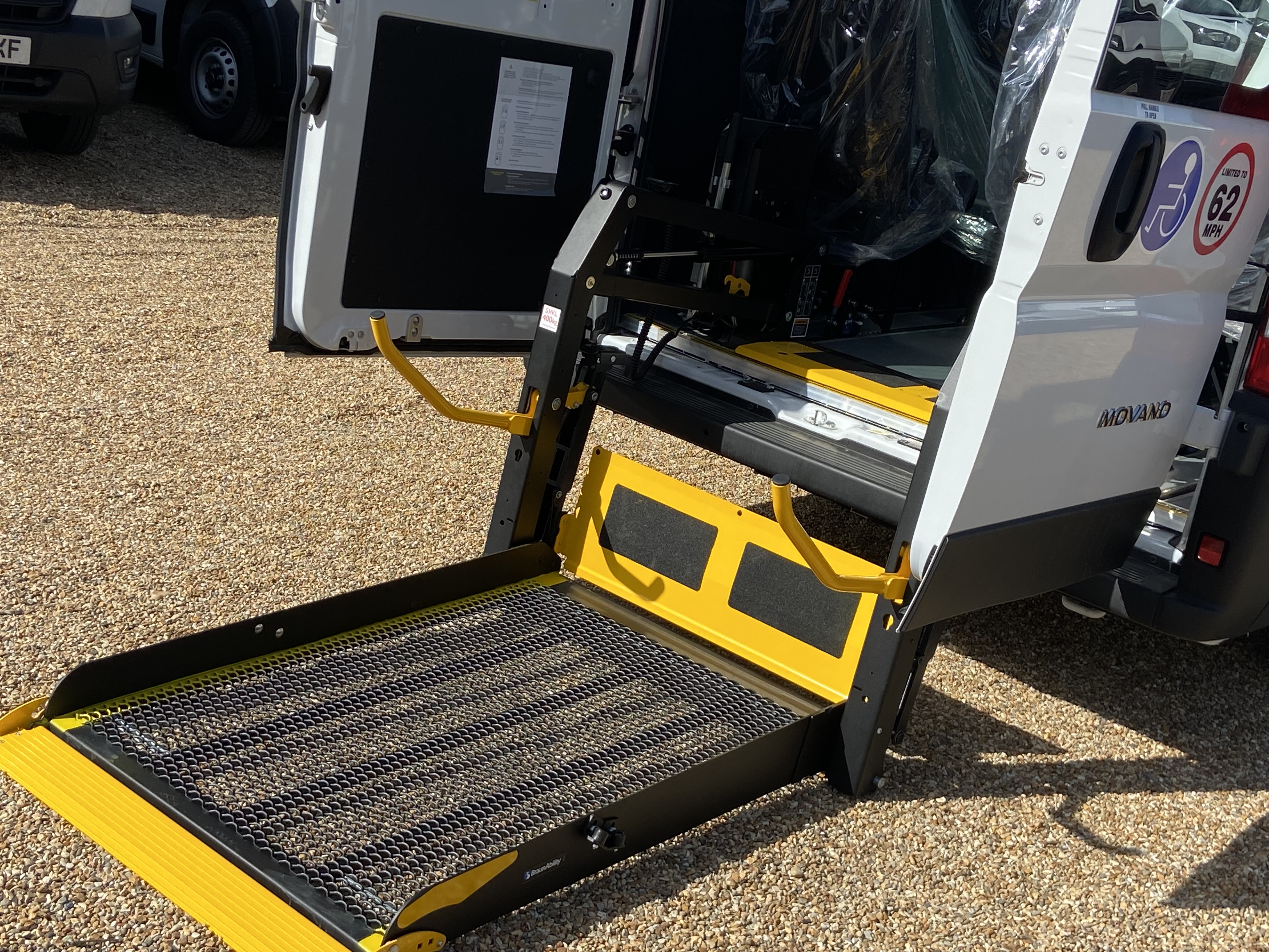 Wheelchair accessible minibus conversion