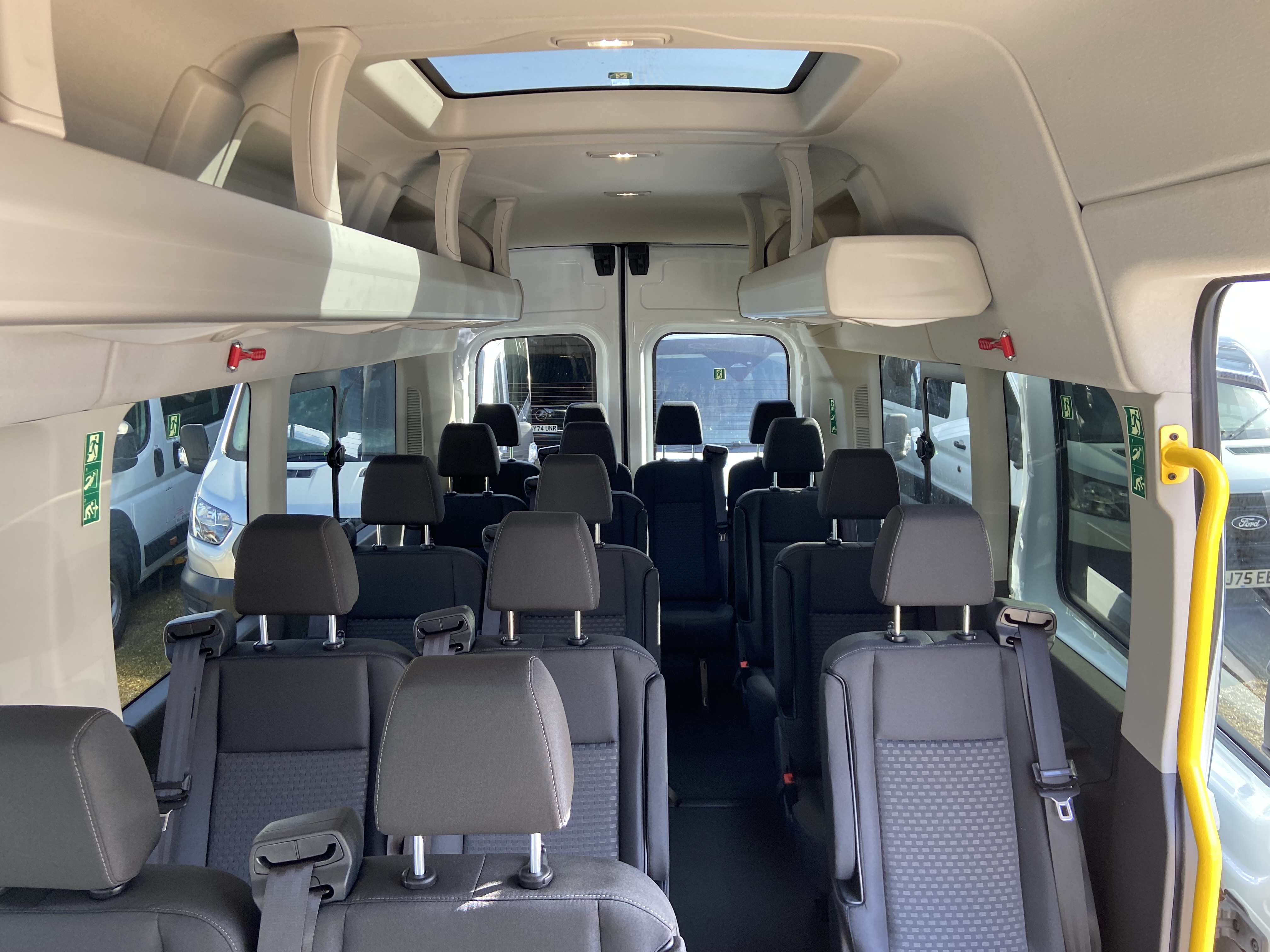 Ford Transit 17-seat Trend minibus – interior / seating photo